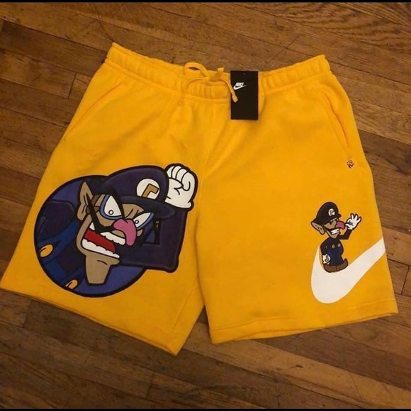 cartoon nike shorts